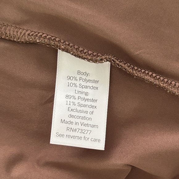 SO Geometric Patterned Mini Skirt - Brown - Picture 10 of 10